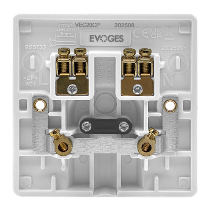 Picture of Vector 20A Connection Plate White 