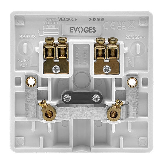 Picture of Vector 20A Connection Plate White 