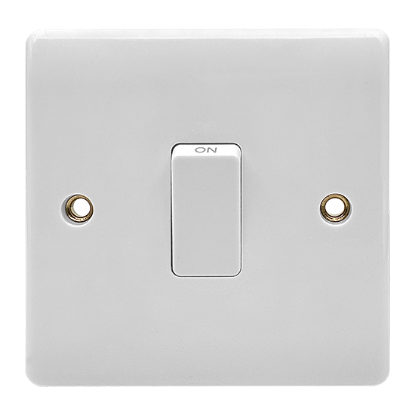 Picture of Vector 1 Gang 20A Double Pole White 