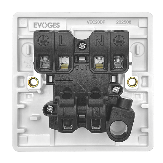 Picture of Vector 1 Gang 20A Double Pole White 