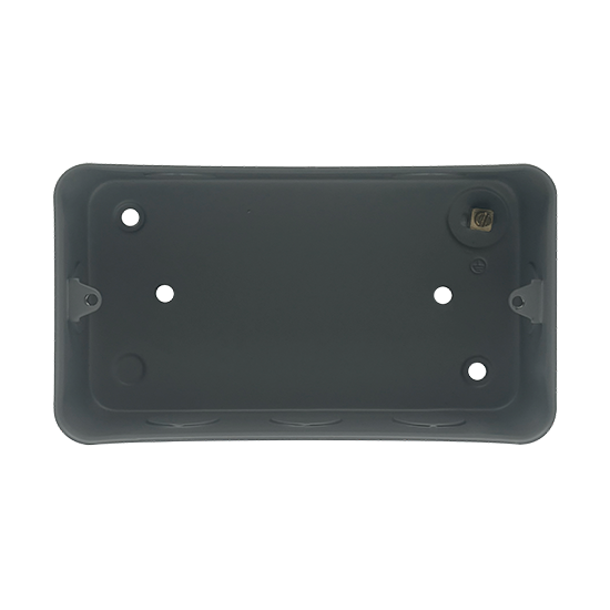 Picture of Vector 13A 2 Gang Metal Clad Switched Socket 