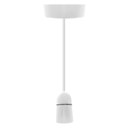 Picture of Vector 6-Inch Ceiling Pendant Light Set – White Finish, B22 Bayonet Cap Holder
