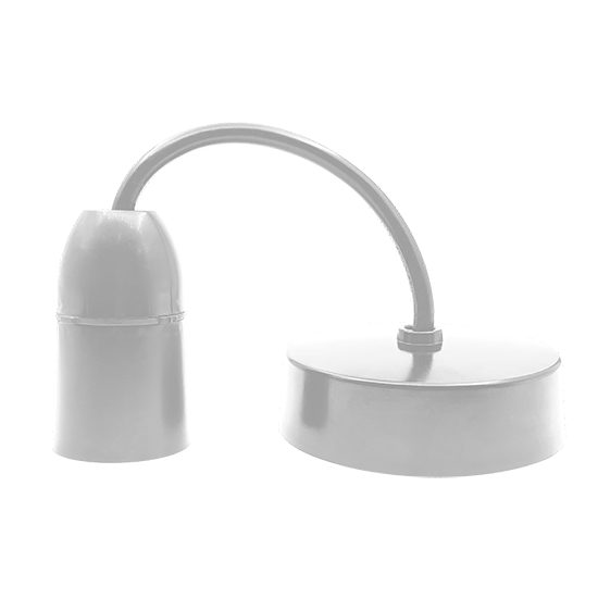 Picture of Vector 6-Inch Ceiling Pendant Light Set – White Finish, B22 Bayonet Cap Holder