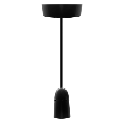 Picture of Vector 6-Inch Ceiling Pendant Light Set – Black Finish, B22 Bayonet Cap Holder