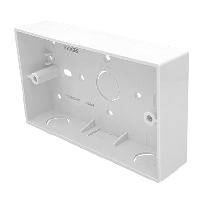 Picture of Vector 2 Gang 32mm PVC Surface Box - White 