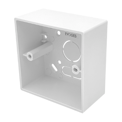 Picture of Vector 1 Gang 44mm PVC Surface Box - White 