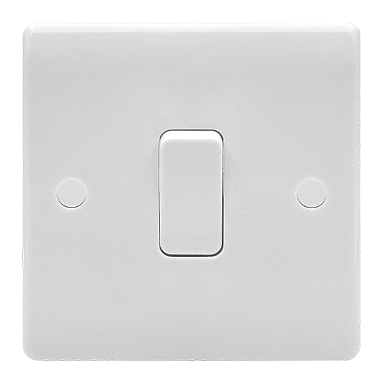 Picture of Vector 1 Gang 2 Way 10AX Intermediate Switch White 