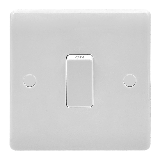 Picture of Vector 1 Gang 20A Double Pole White 